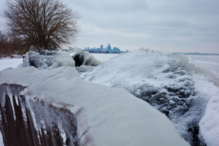 A city beyond frozen rocks and rust.